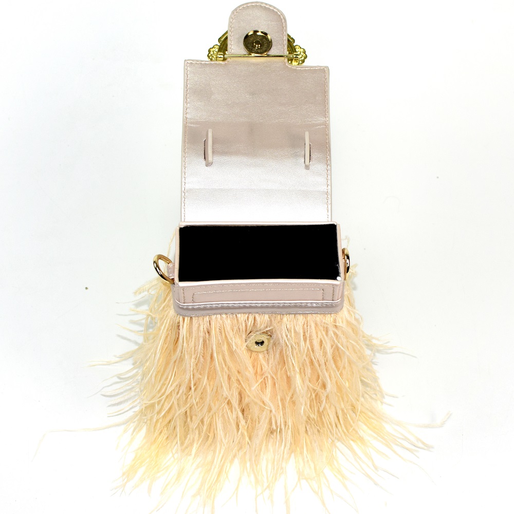 TOREBKA SASZETKA MASSIMO CONTTI BEŻOWA LUX 981D Styl miejski