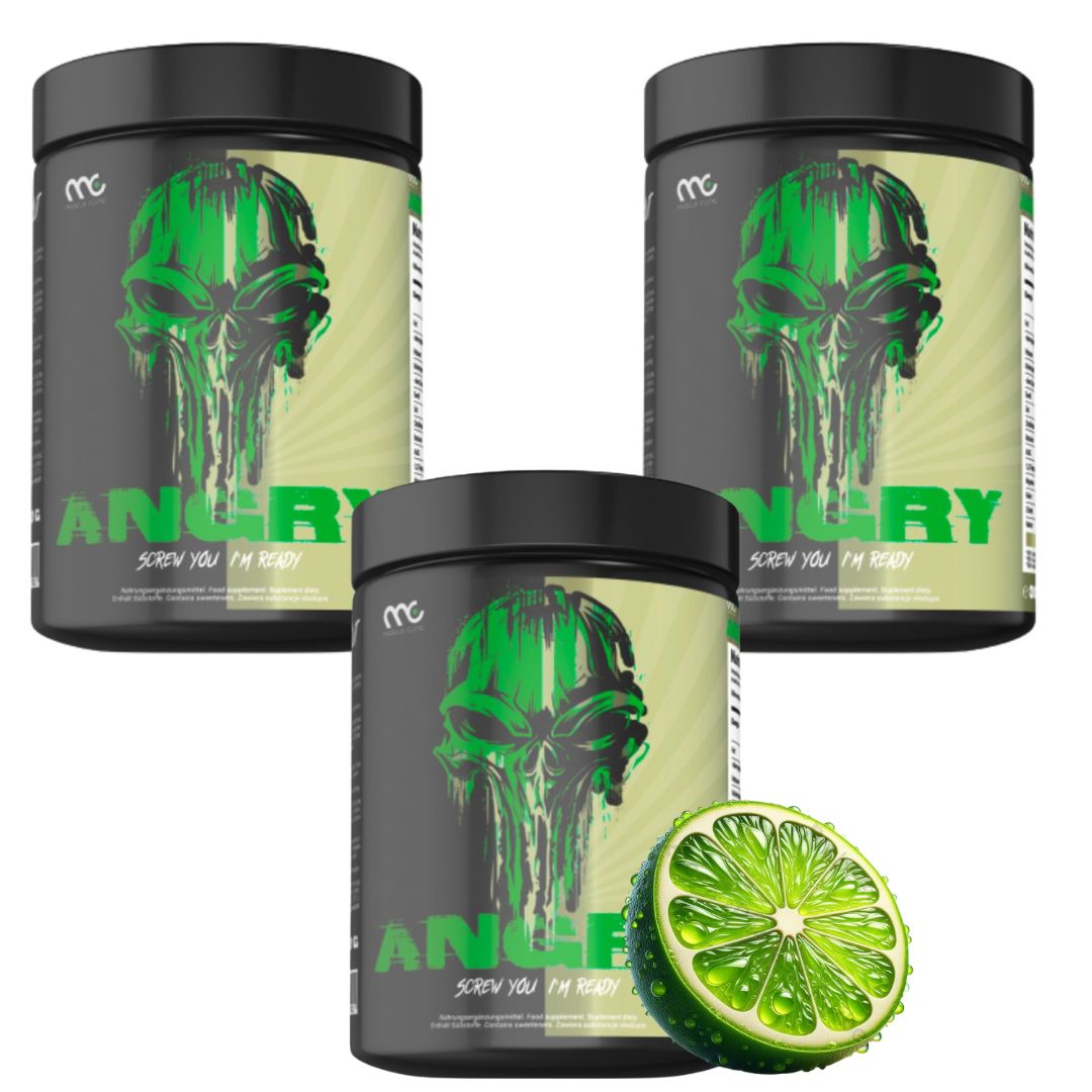 Muscle Clinic Angry 300g Pre-Workout předtréninkovka citrulin arginin MC