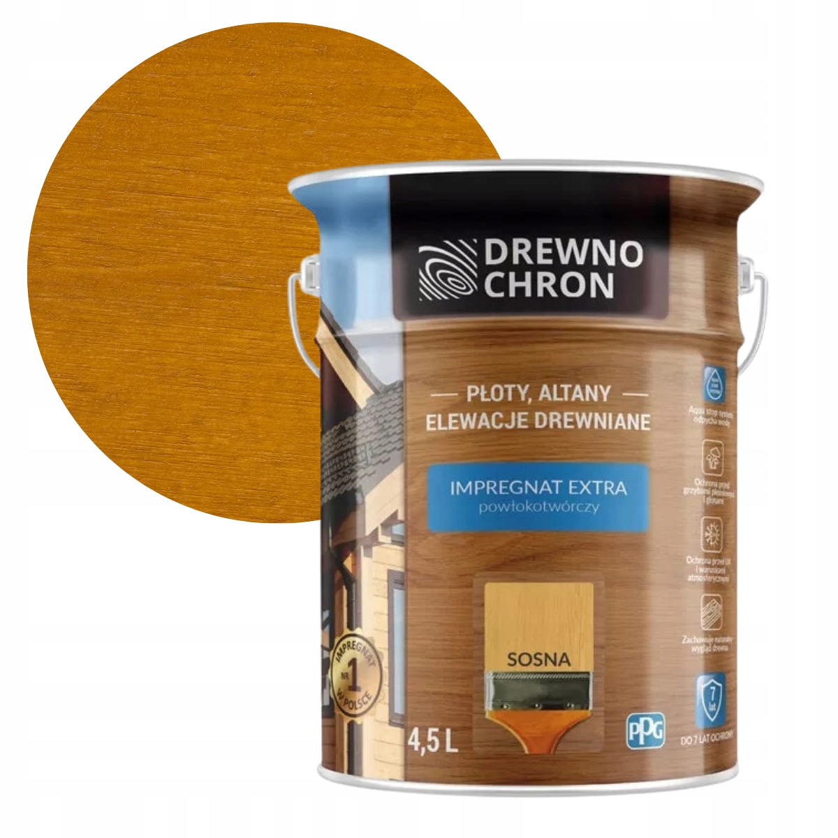 Drewnochron Impregnat Extra 4,5L Sosna