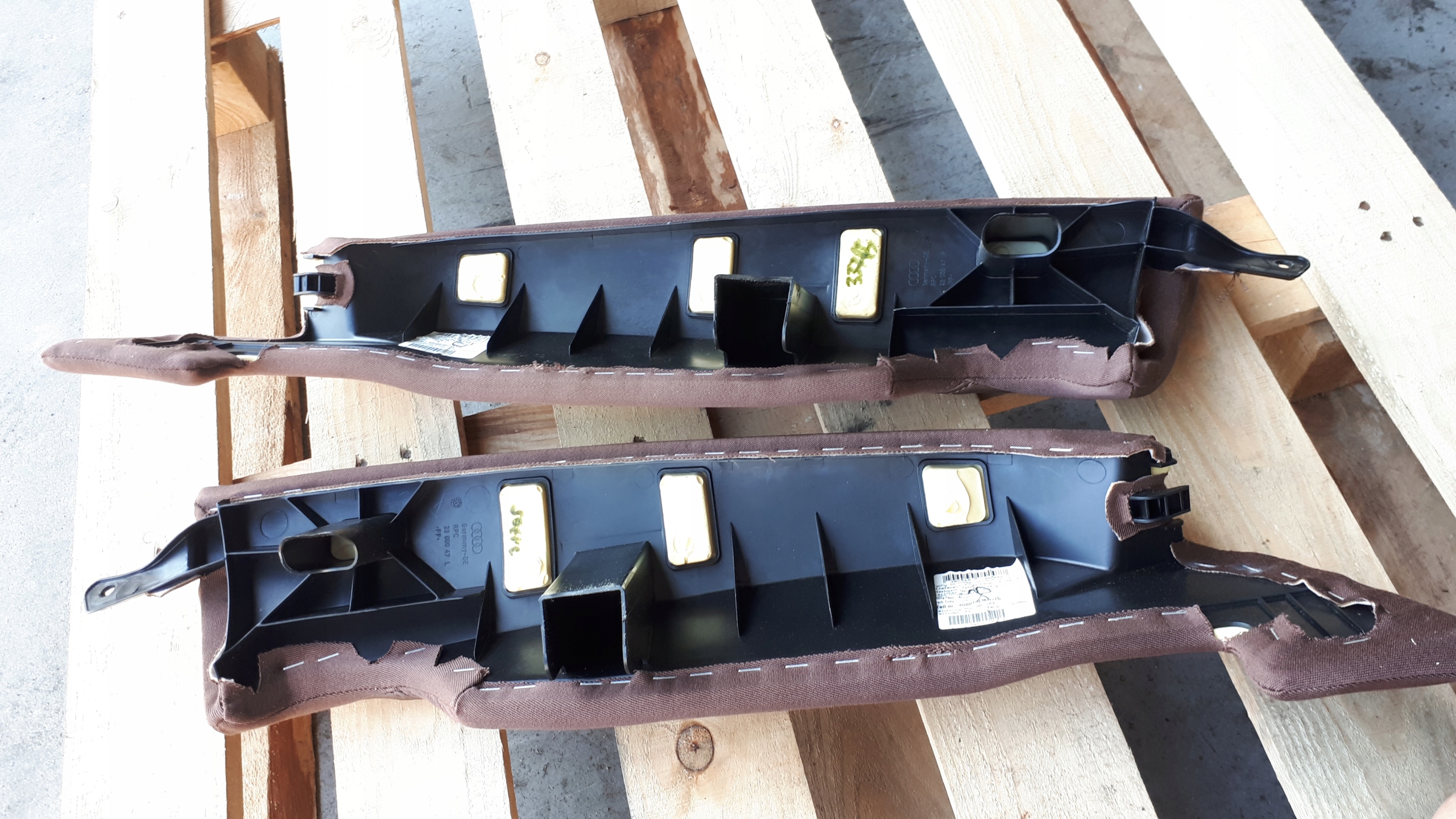 A6 C7 4G side KANAPY rear part left right leather 2X A7