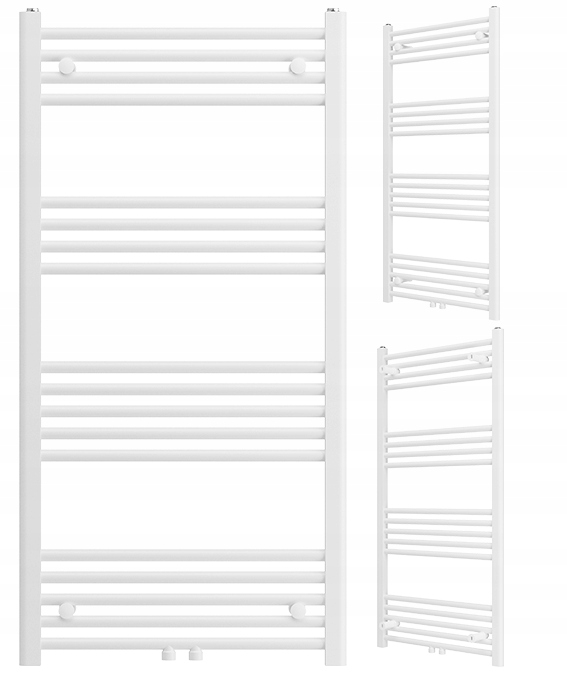 Kúpeľňový Ohrievač Biely Kaloryfer Moderný Rebríkový 120x60 cm Raven