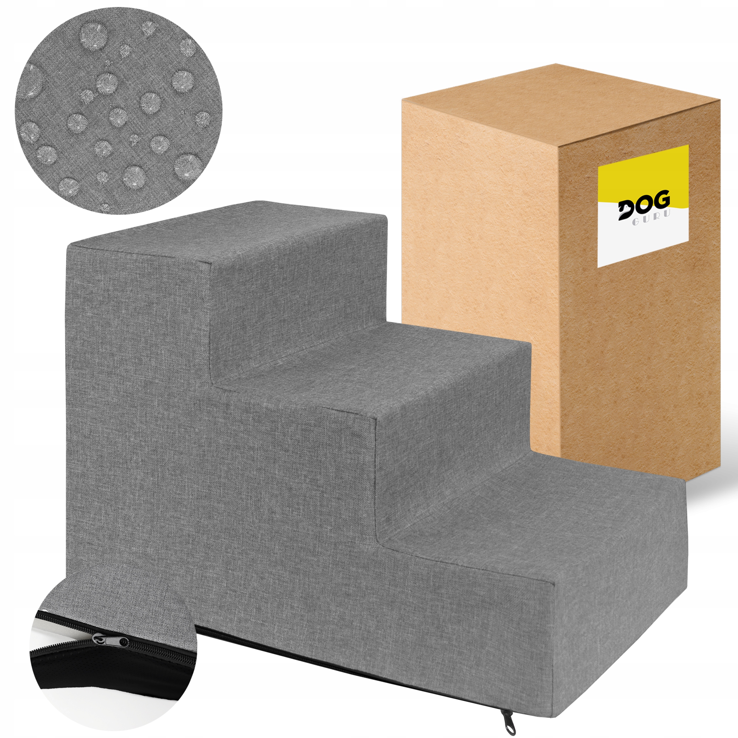 Schodiště Pro Psa Rampa Plošina Stabilní 30 cm 3 Stupně