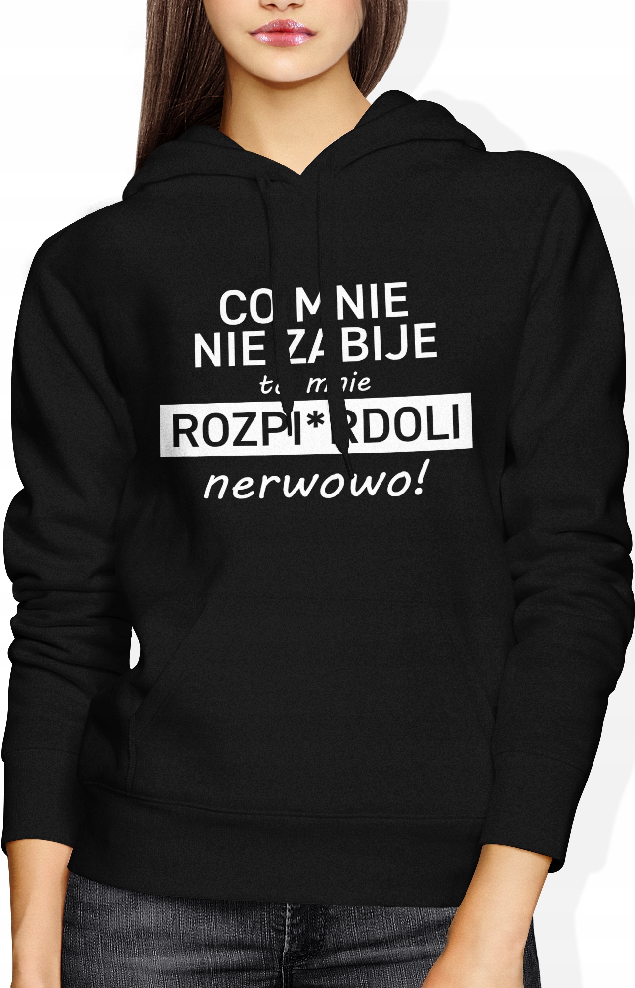 

Bluza Z Nadrukiem Damska Śmieszna Kapturem Rozm L