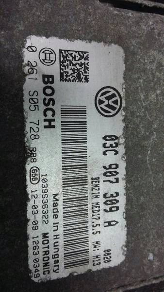 Computer VW GOLF VI 1.4 TSI 03C907309A
