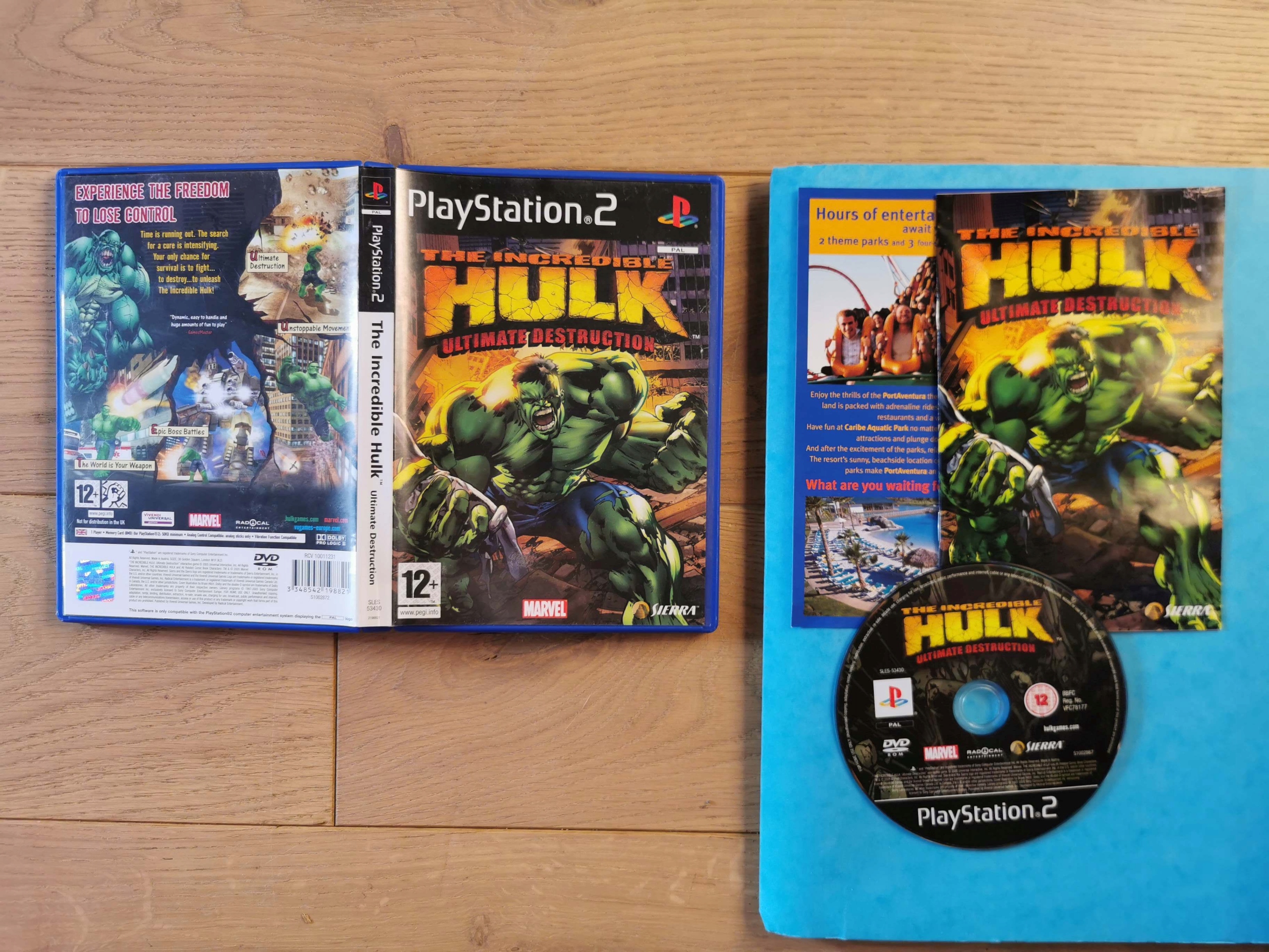 The Incredible Hulk Ultimate Destruction Platforma Sony PlayStation 2 (PS2)