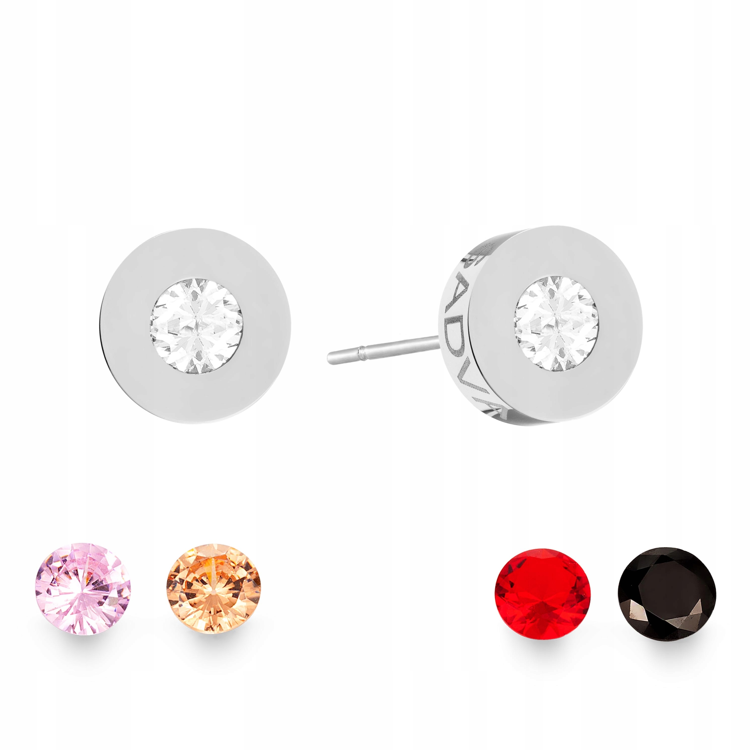 

Kolczyki z wymiennymi cyrkoniami Sadva