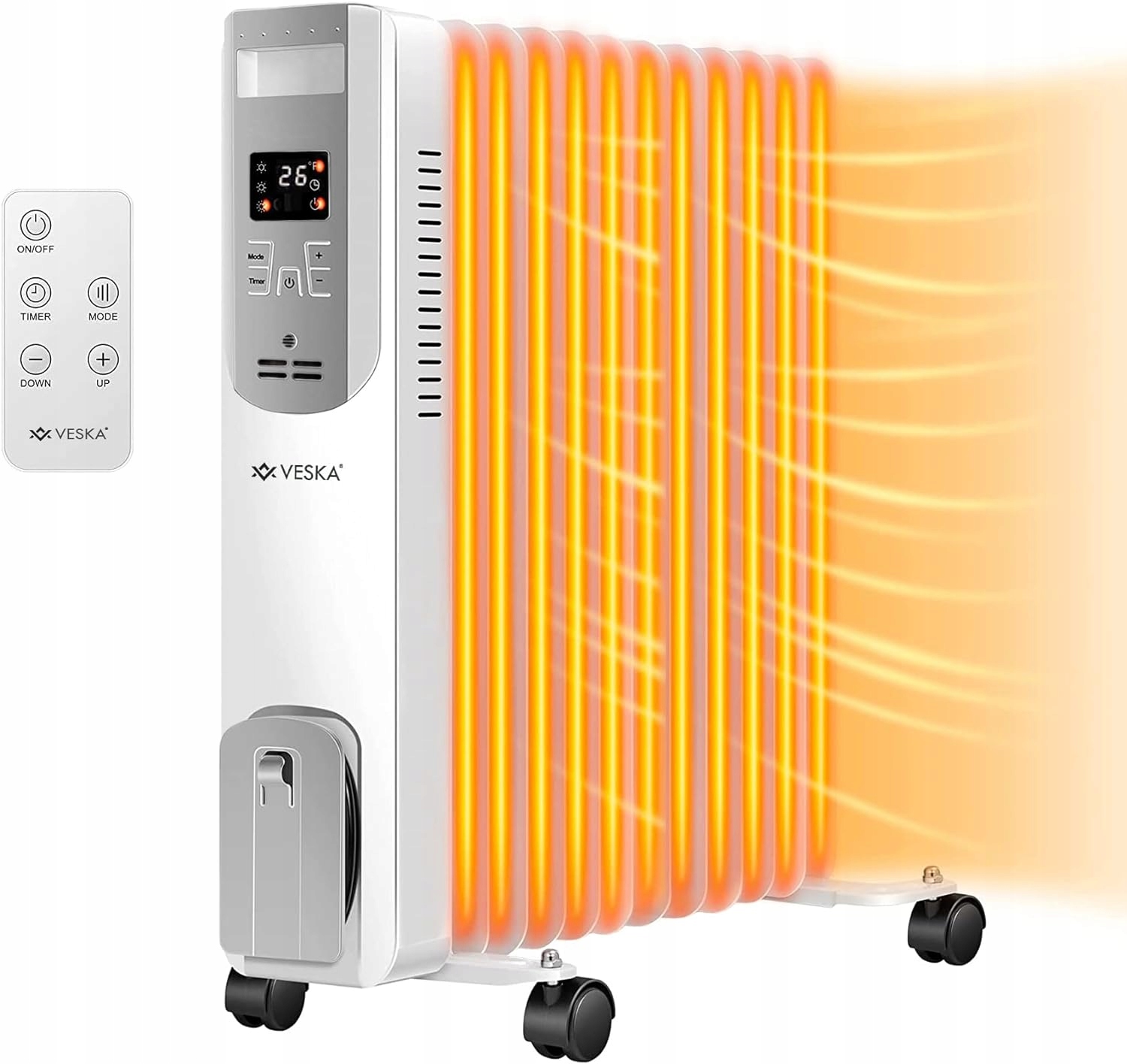 Elektrický Olejový Ohrievač 2500W Veska De