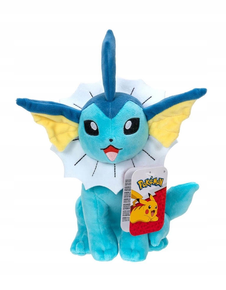 Oryginalna Pluszowa Maskotka Pokemon Vaporeon Nowa