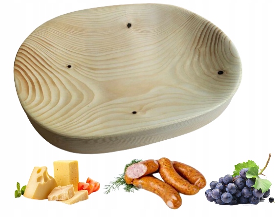 TACA CATERINGOWA góralska KORYTKO MISA Z DREWNA na mięso sery EKO DELUX 34