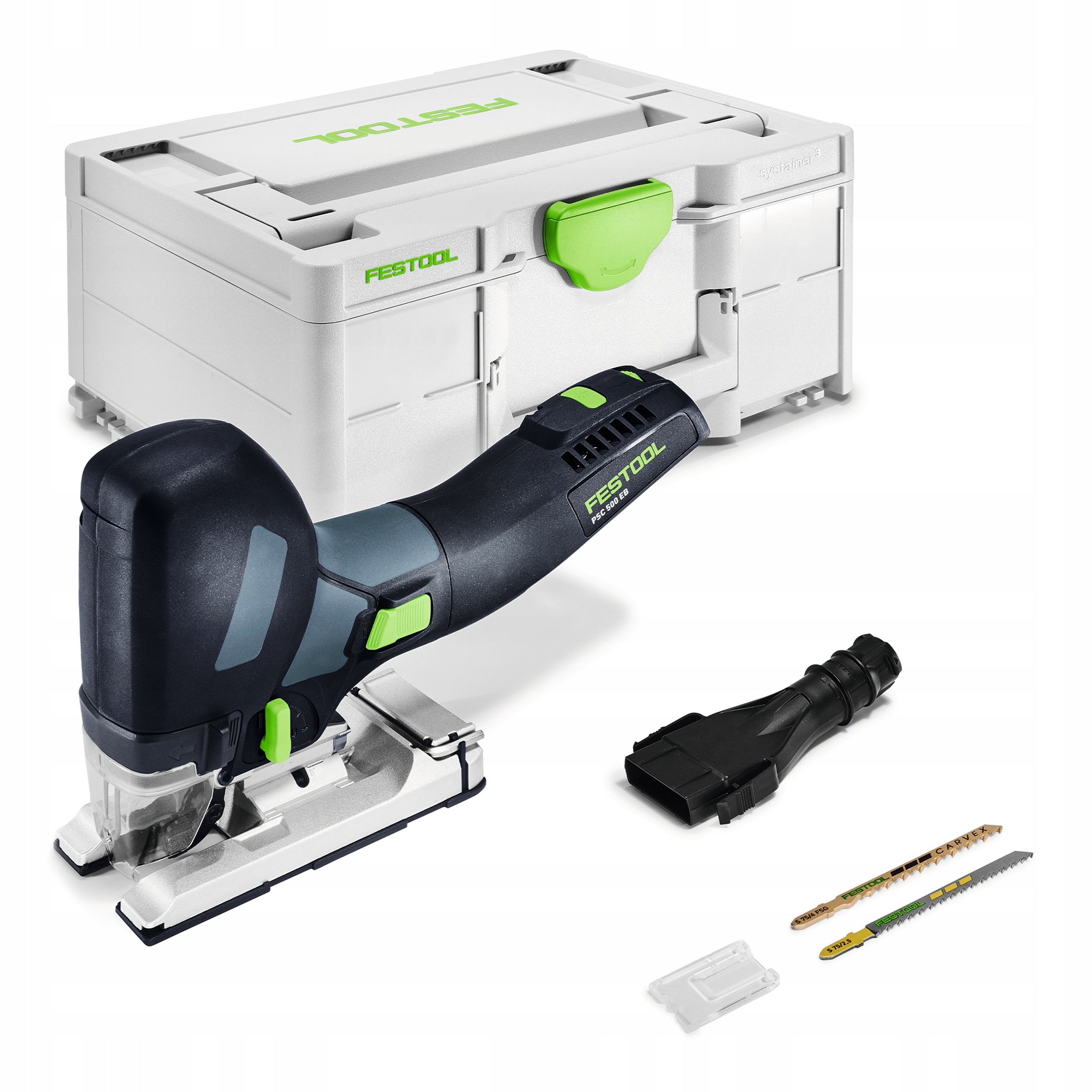 Akumulátorová přímočará pila Psc 500 EB-Basic 576959 Nová Generace Festool