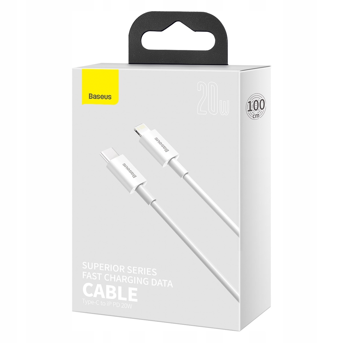Baseus kabel Superior Pd Usb-c Lightning 1,0 m biały 20W