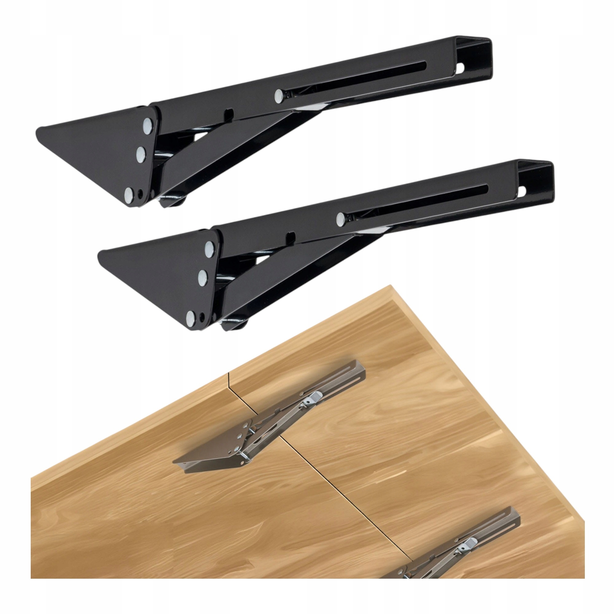 Prodloužení k desce, držák pro prodloužení desky P-200 Černý, sada 2 ks