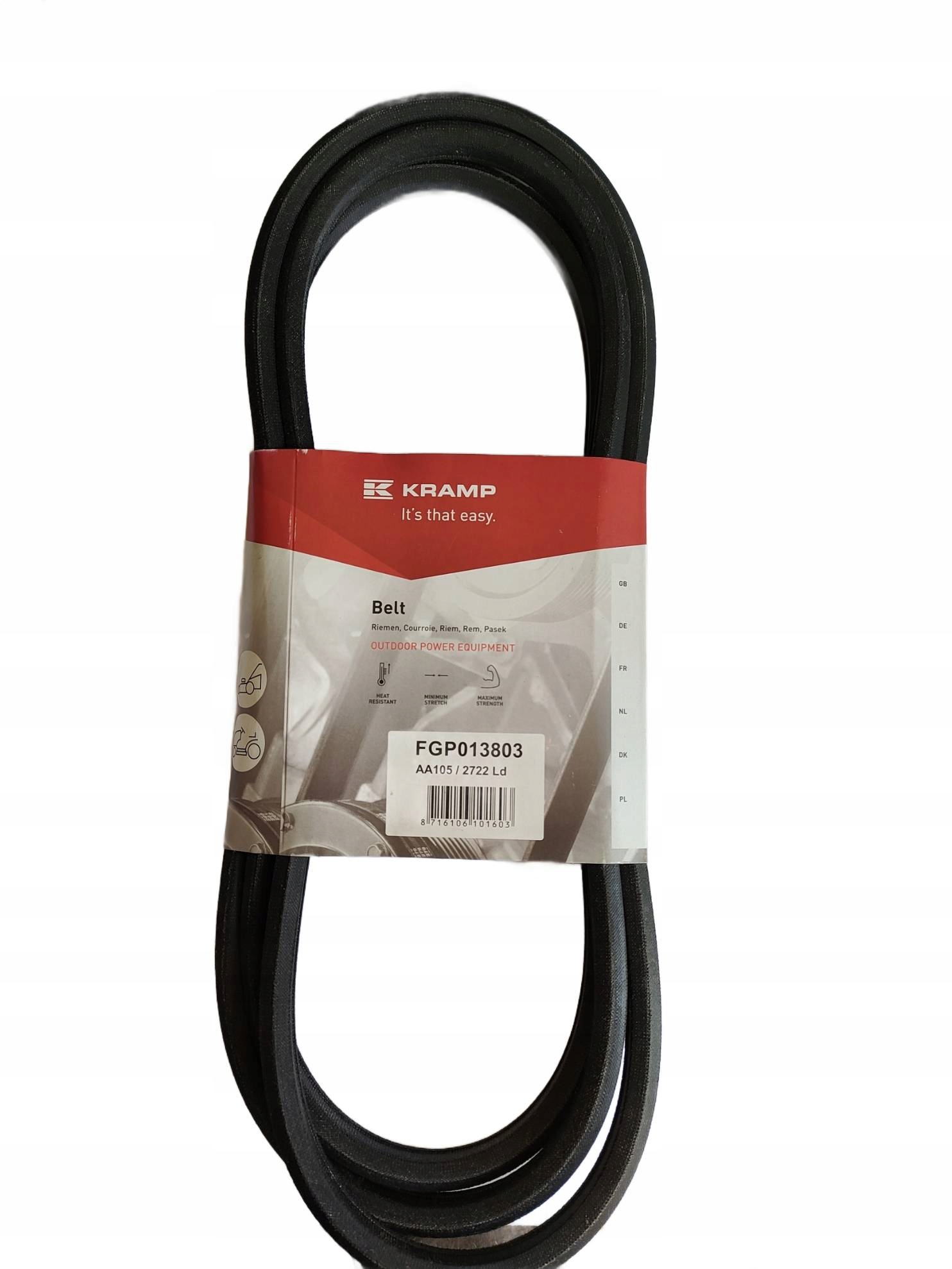 Pas Napędu Noży Husqvarna CT131 CTH140 Mcculloch M12592RB Partner P12592RB