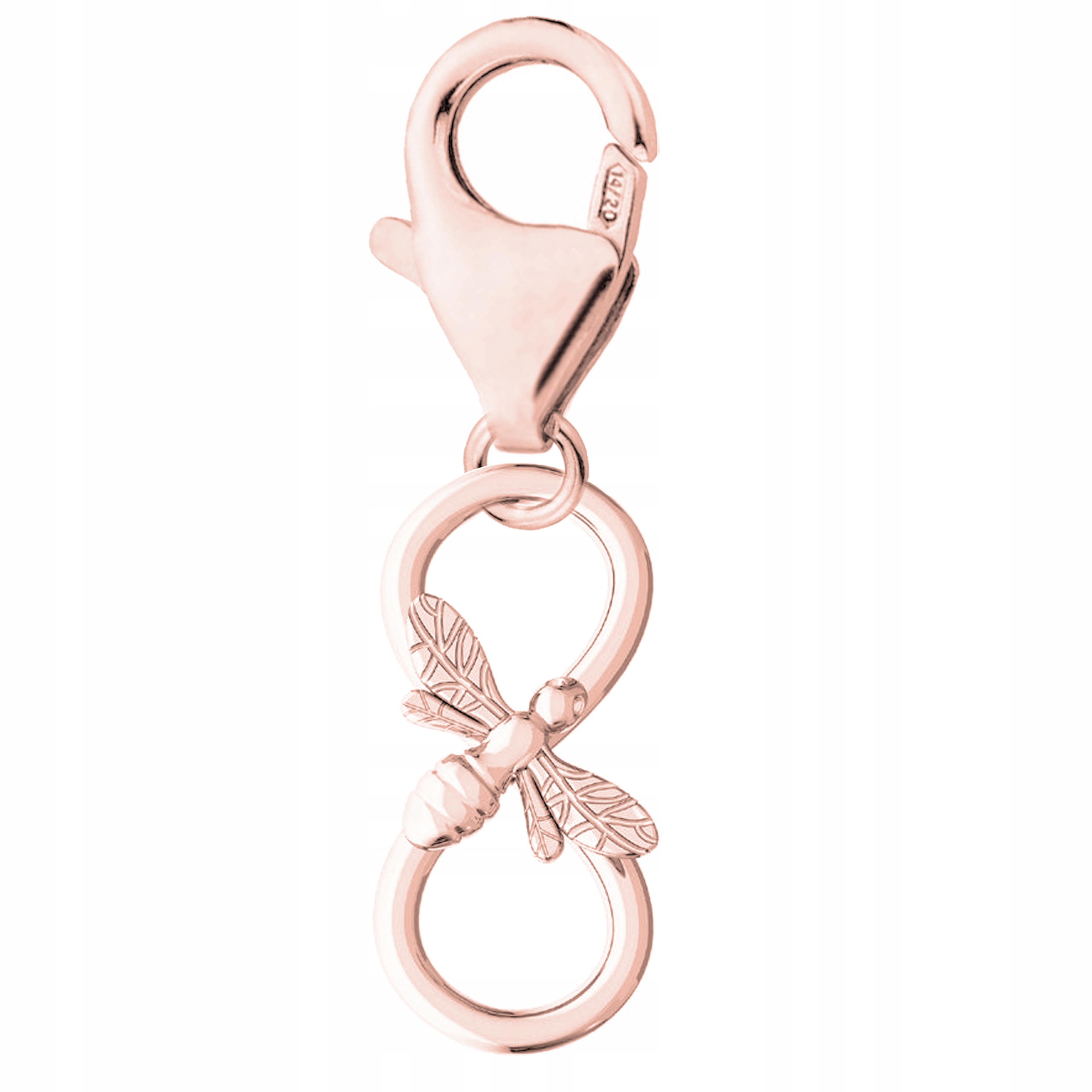 Přívěsek Včela Nekonečno růžové zlato