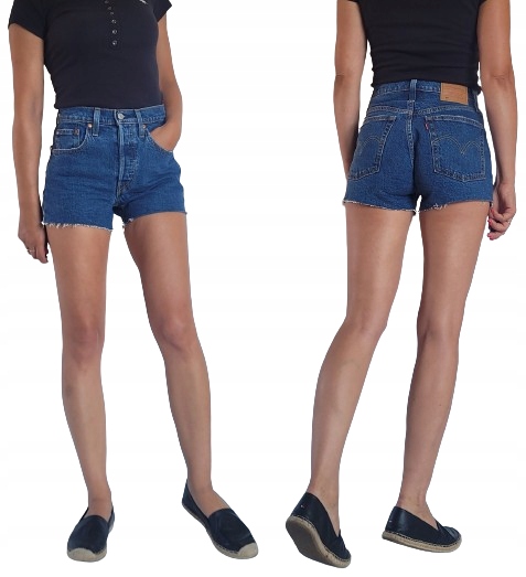 krátké kraťasy džínové šortky Levi's 501 Shorts W27 27 Premium