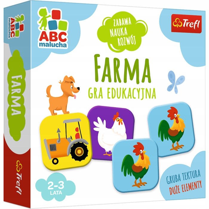 Abc Malucha Farma Gra Edukacyjna Trefl 2+