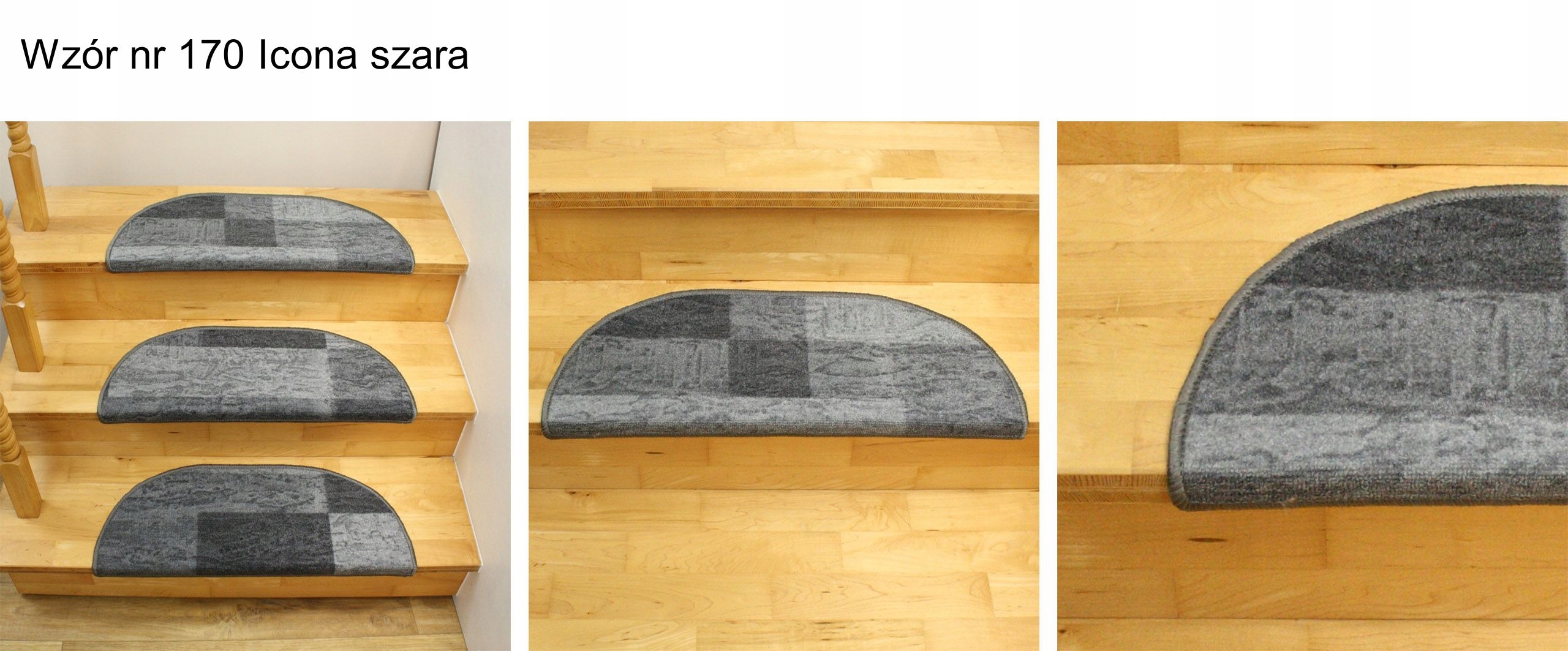 NAKŁADKI CHODNIKI na schody 15 WZORÓW BRĄZ BEŻ SZARY OLIWKA Materiał tkanina