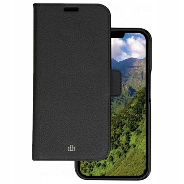 Pouzdro dbramante 1928 New York 2v1 Wallet pro iPhone 14 Pro černá/černá