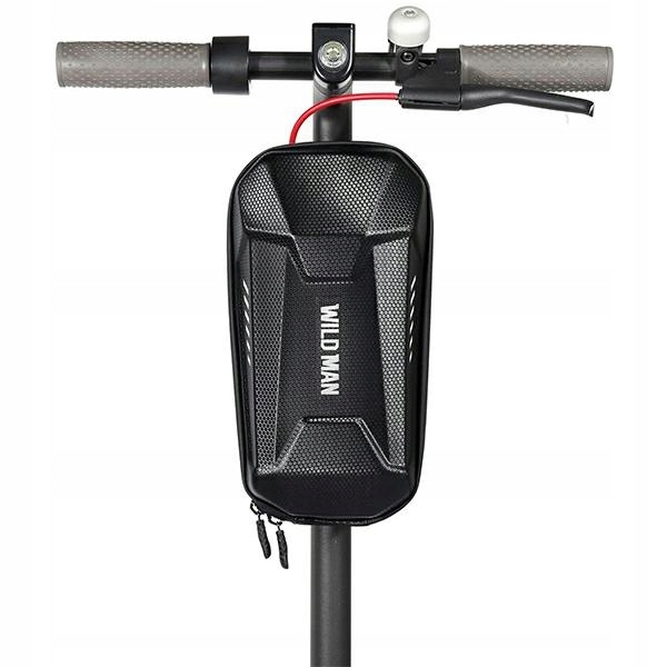 Pouzdro Na Koloběžku Wildman ES8X Plus 3L Brašna Na Rám Černá