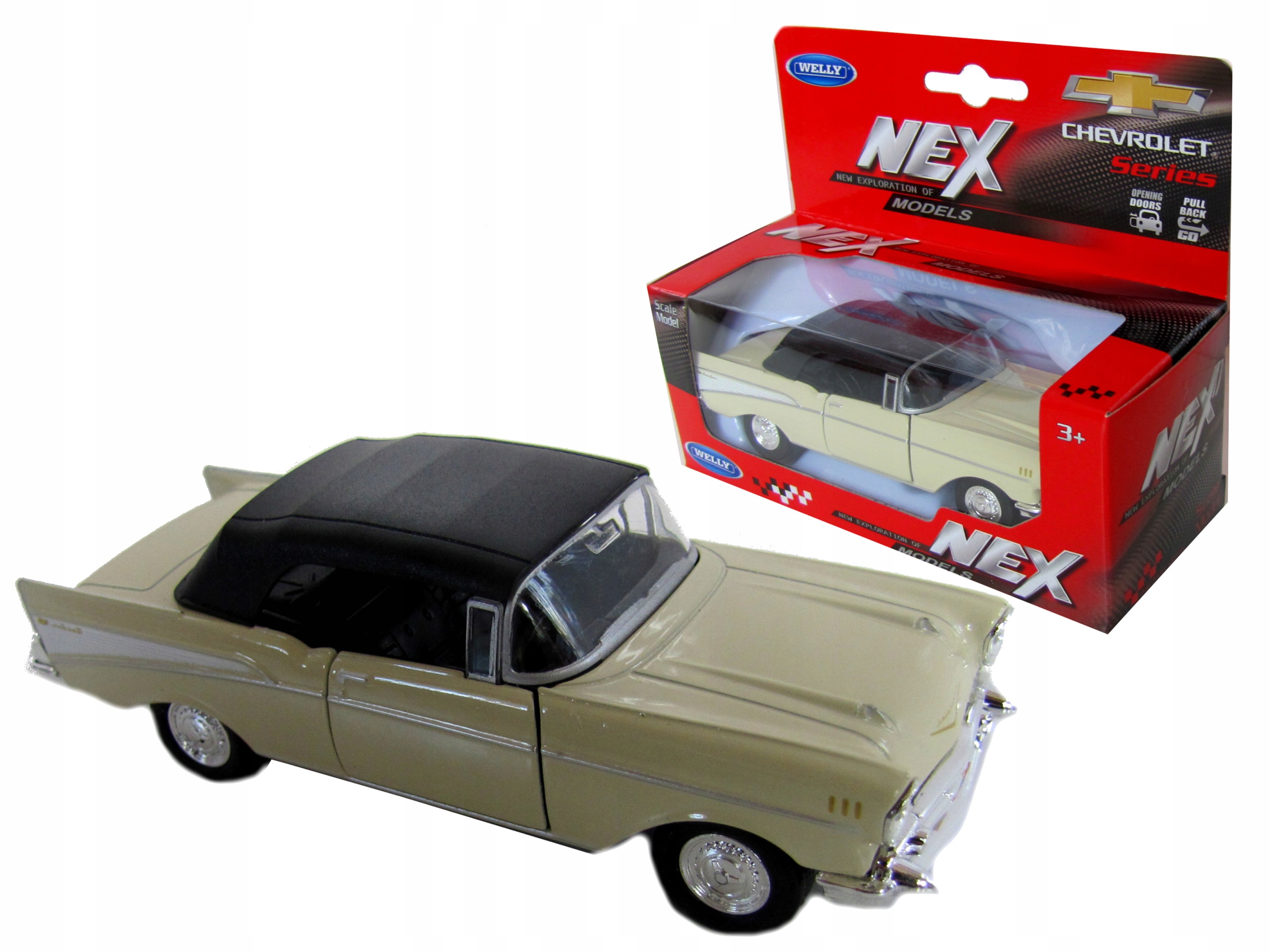 

auto Chevrolet metal Nex samochód Pull Back Welly