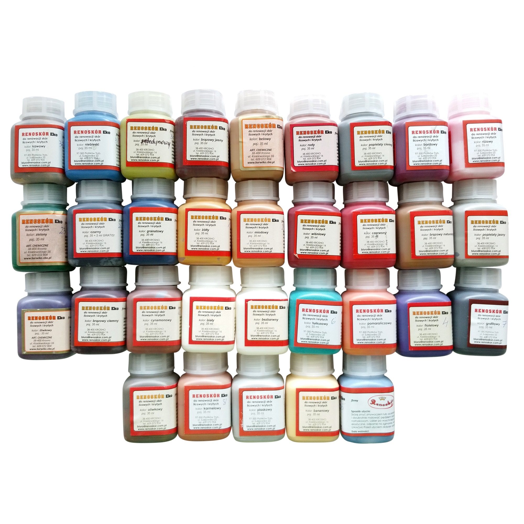 FARBA do skóry Renoskór 30ml WILBRA j.popielaty Rodzaj renowacja skóry