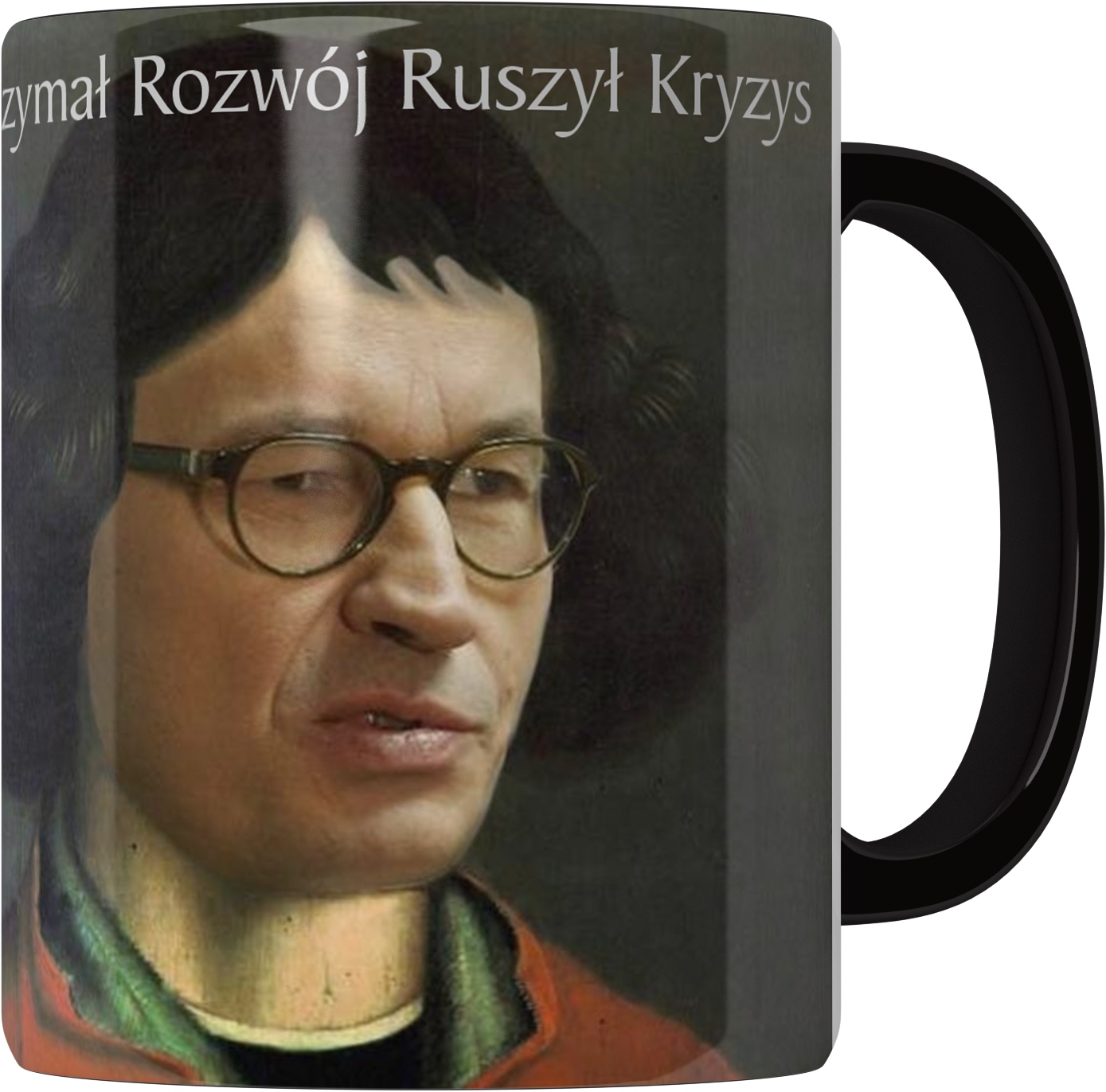 

Kubek Czarny Morawiecki Kopernik Pis Kaczyński