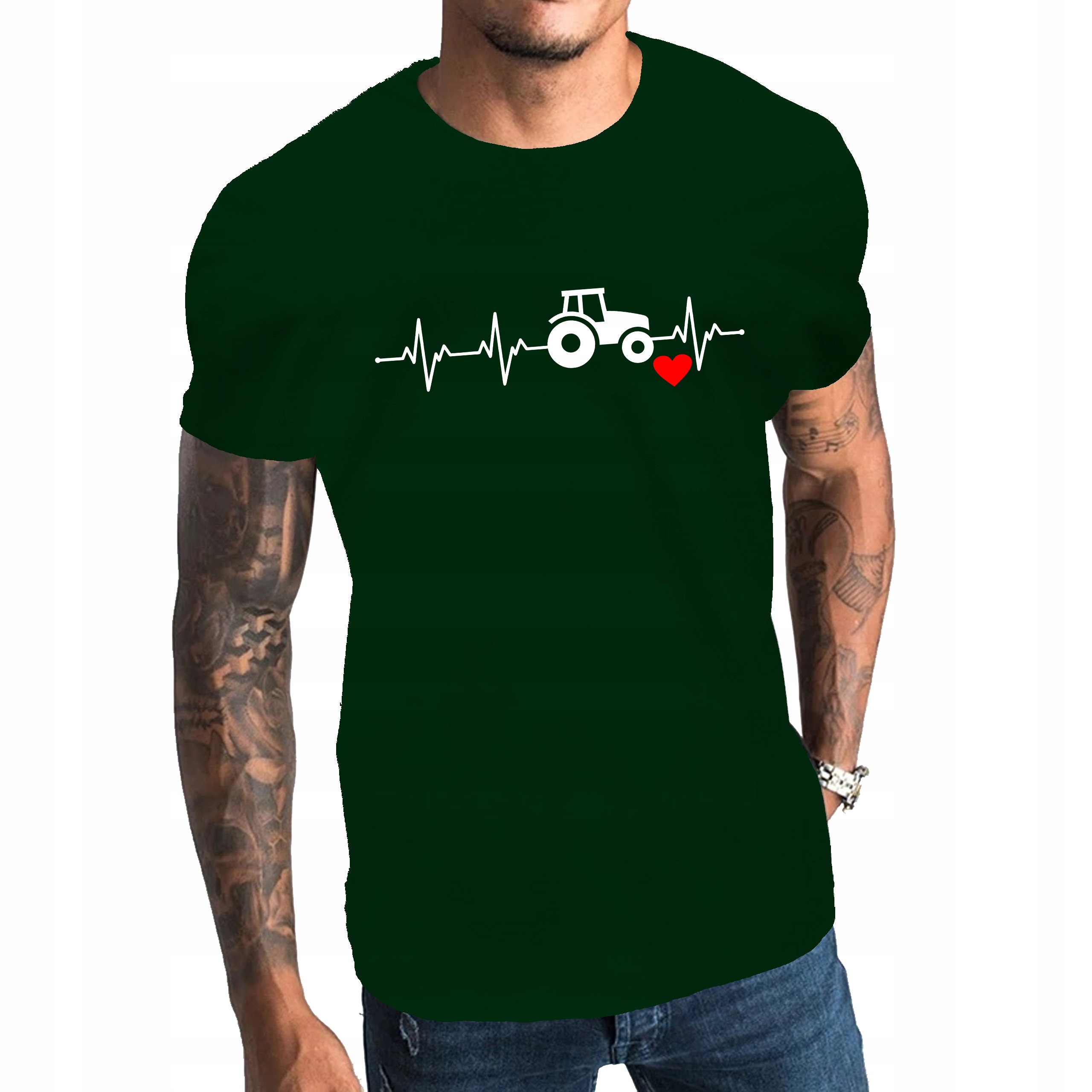 

T shirt koszulka Traktor Agro Rolnik L