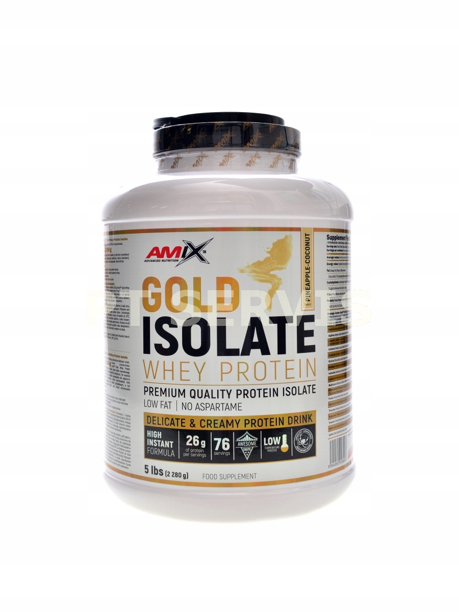 Gold Whey protein isolate 2280g vanilka