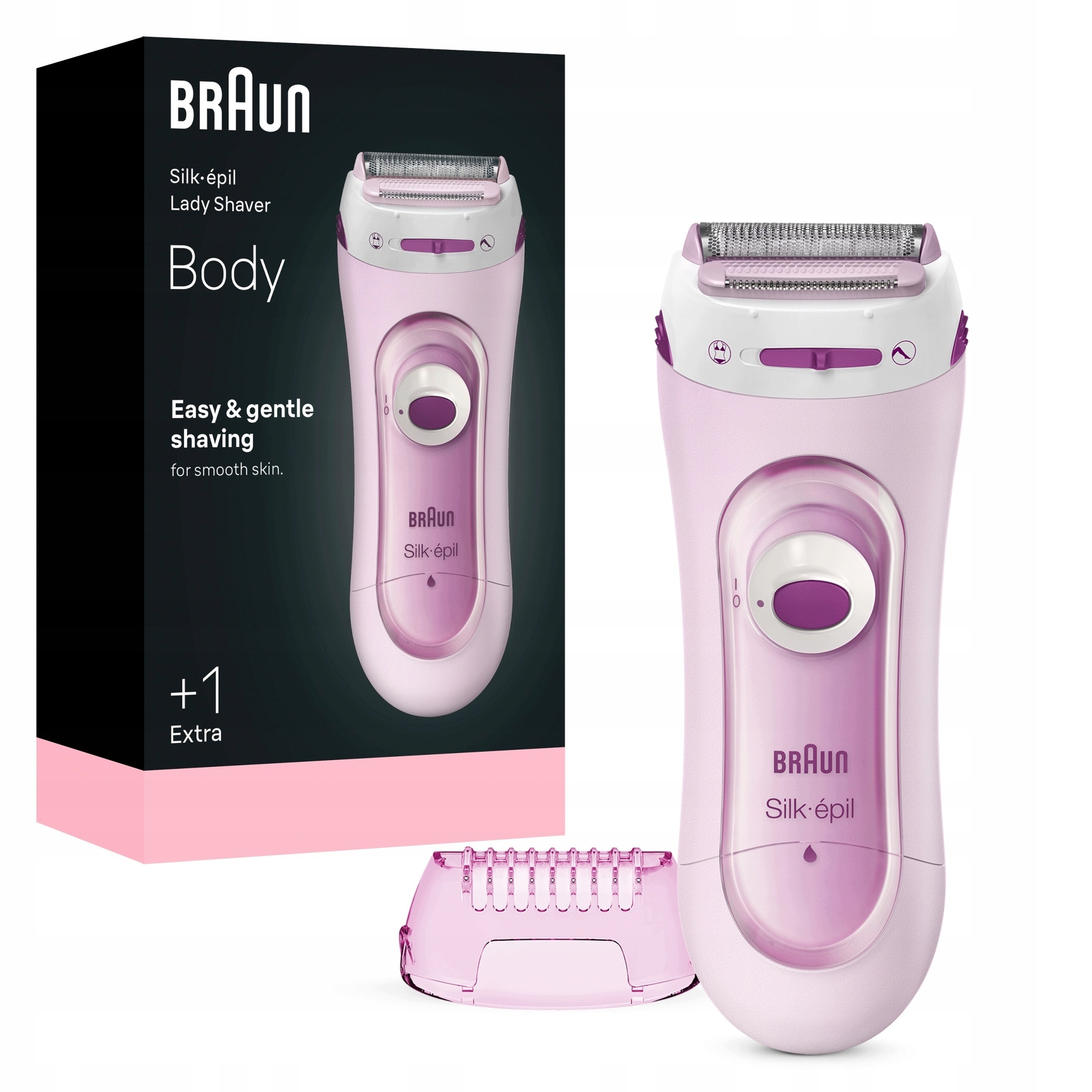 Depilátor Dámský Braun Silk-épil 5100 Mokro Suché Pinzety Růžový Nový 290