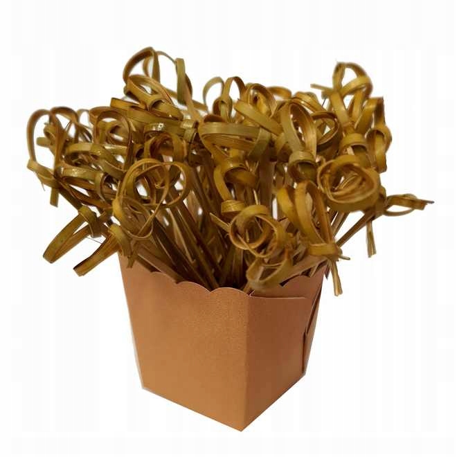 

Patyczki bambusowe do koreczków Knot, 12cm 100szt