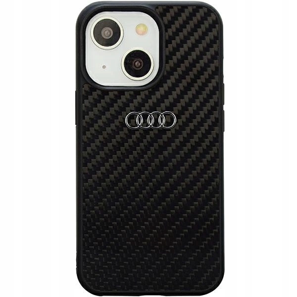 Pouzdro Audi Carbon Fiber pro iPhone 14 černé