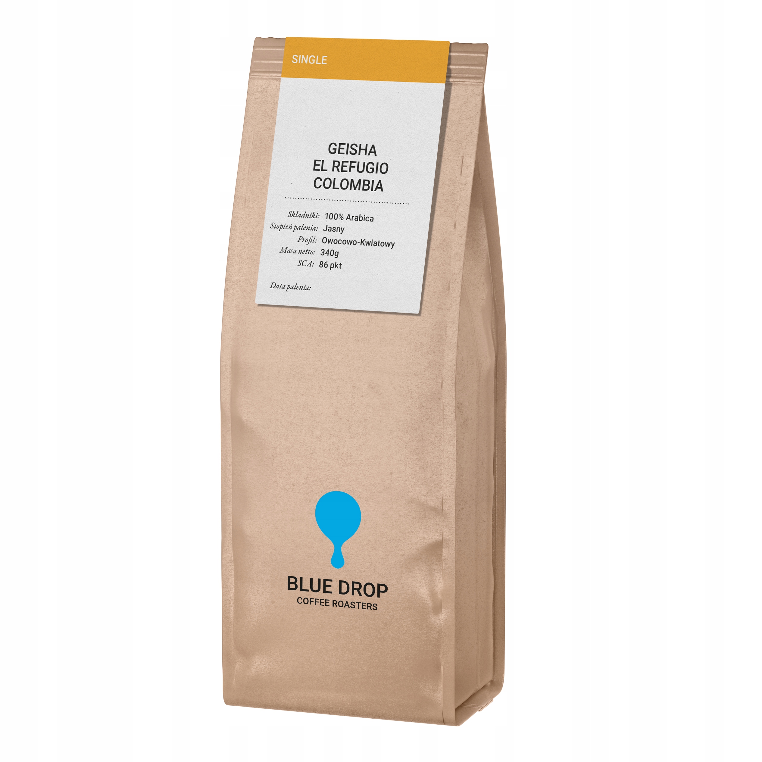 Levně Káva Zrnková Kolumbie Geisha El Refugio specialty 100% Arabica 340 g