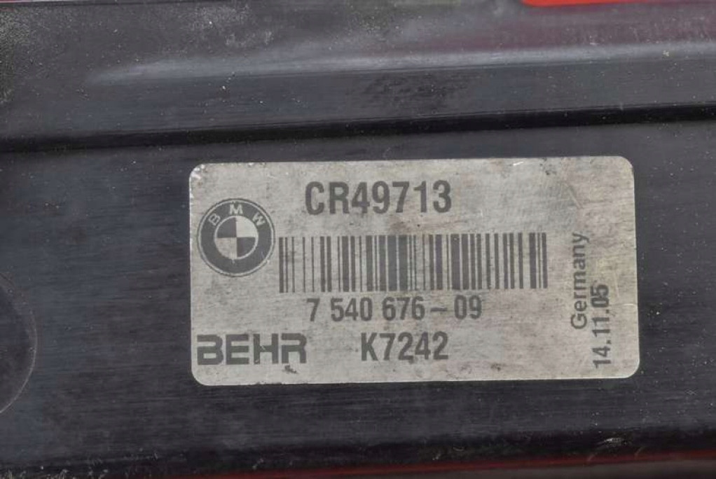 панель передняя / телевизор 7540676 BMW E63 4.8 V8 367 ЛС 03-07