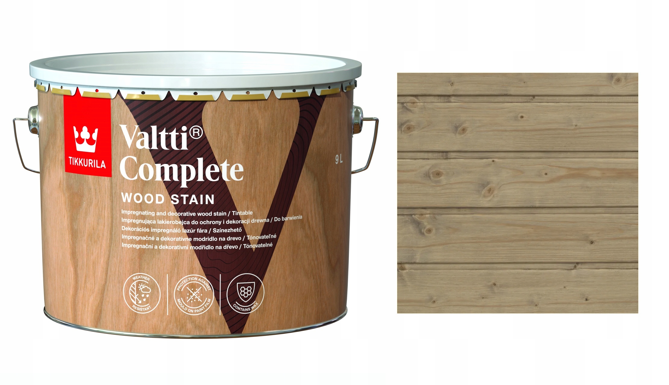 Tikkurila Valtti Complete 9L 215A Bushel Lakierobejca Rozpuszczalnikowa