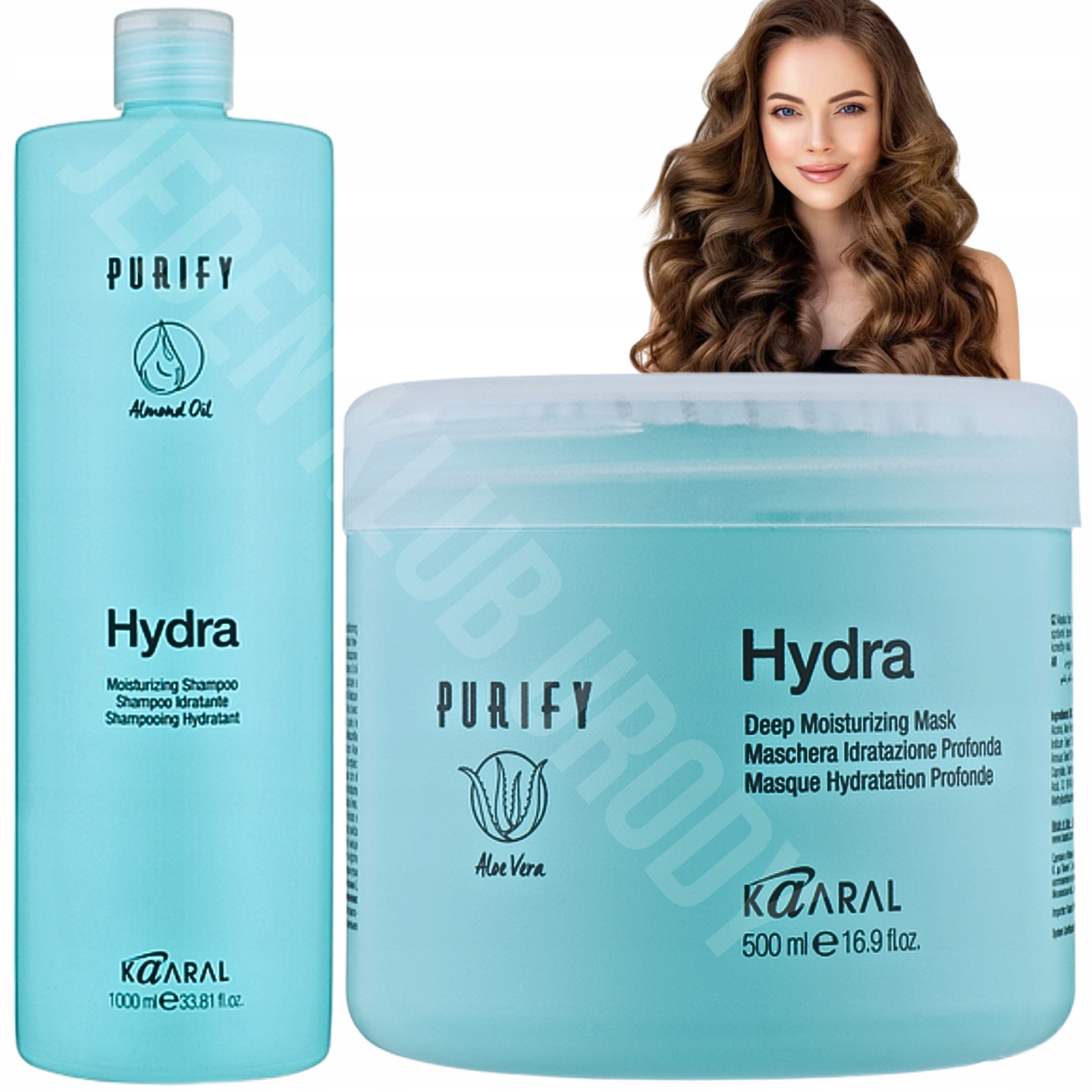 Sada Kaaral Hydra Šampon 1000 ML Maska 500 ML Hydratace A Regenerace