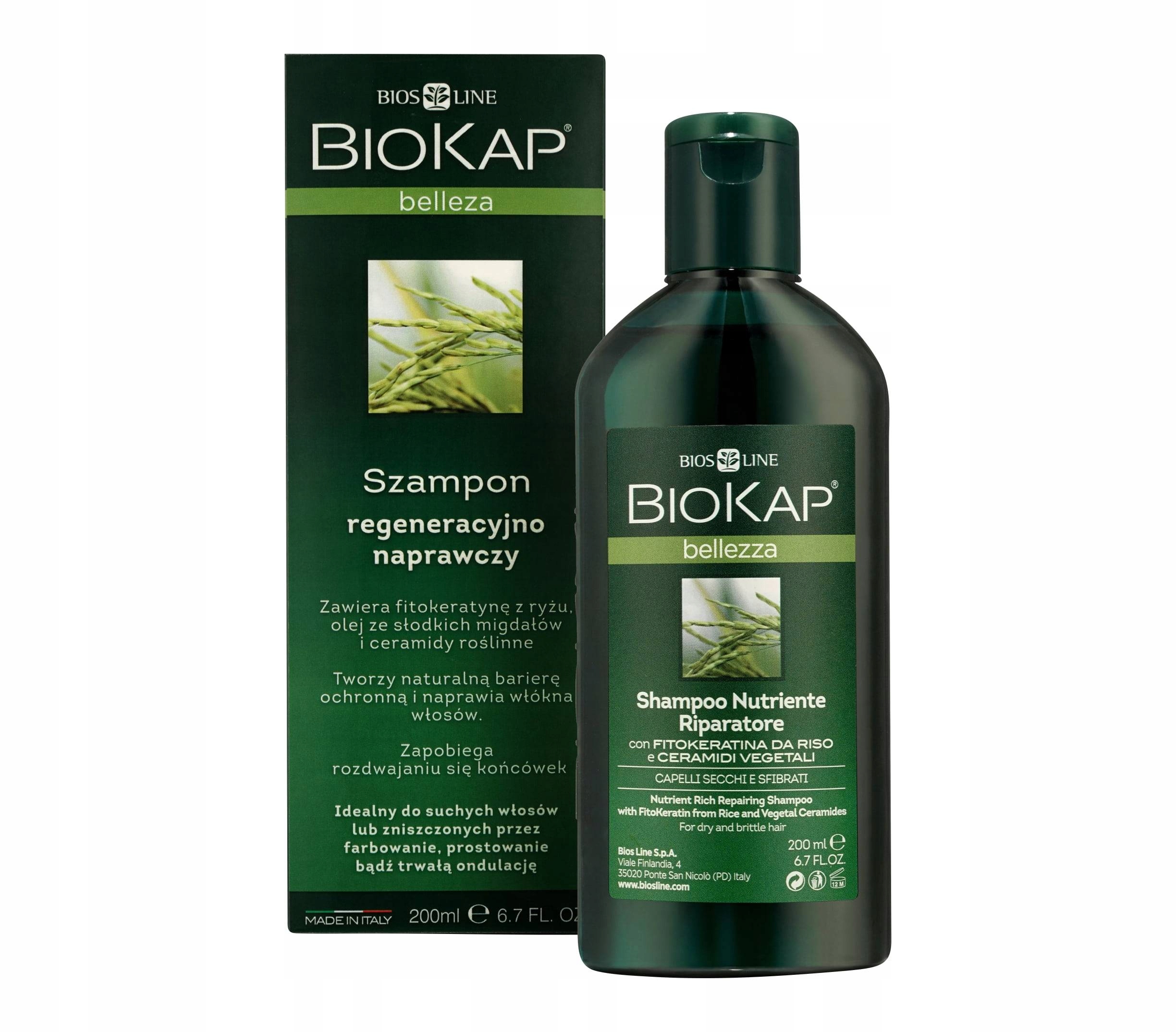 Biokap Szampon Regenerująco - Naprawczy,200ml