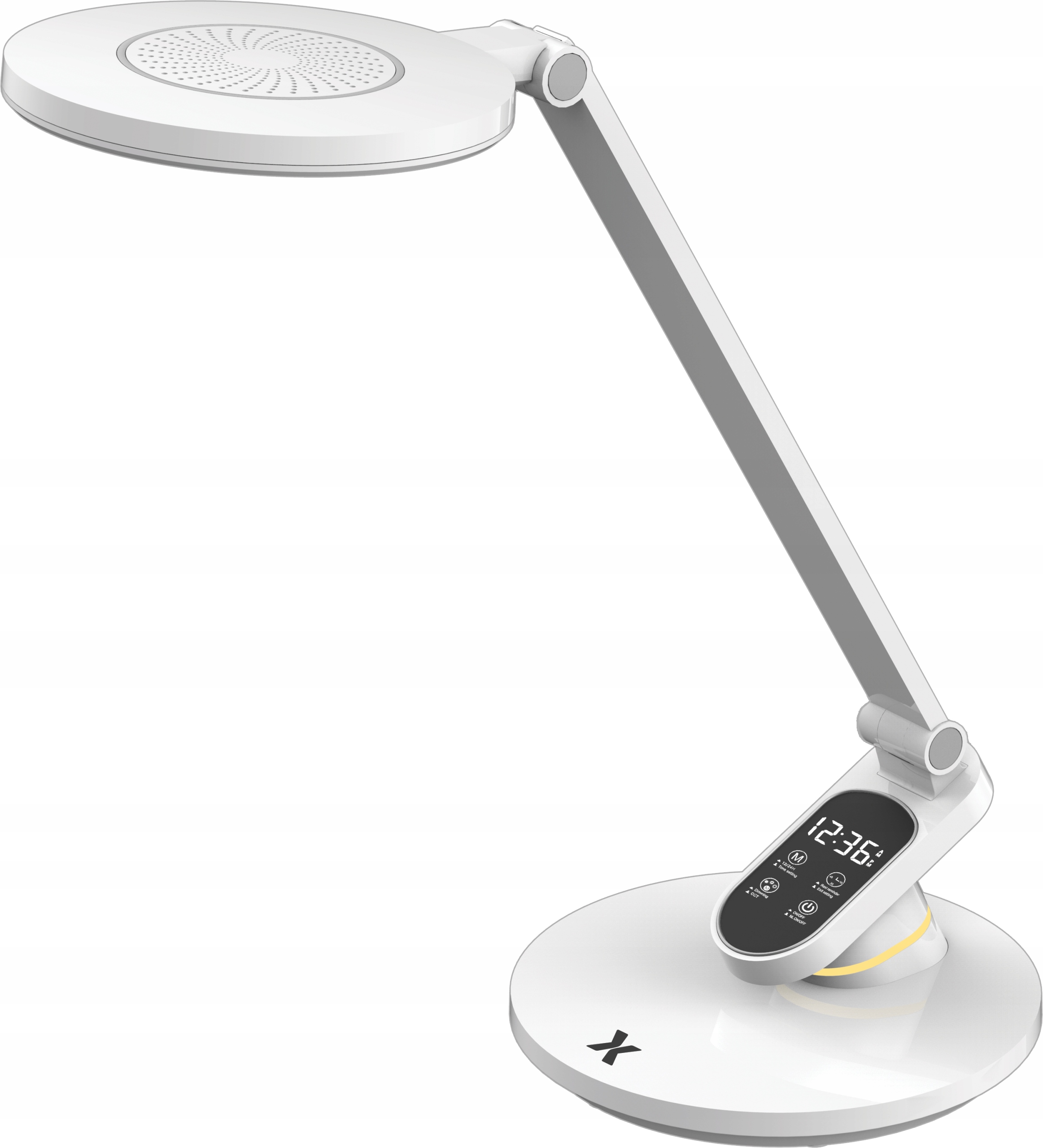 Lampka biurkowa Maxcom Light biały moc do 10 W ML5100 WH