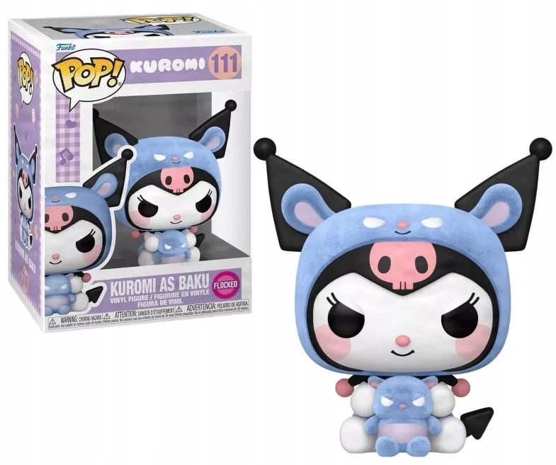 Funko Sanrio Pop N° 111 Kuromi Friend Csply (Flocked)