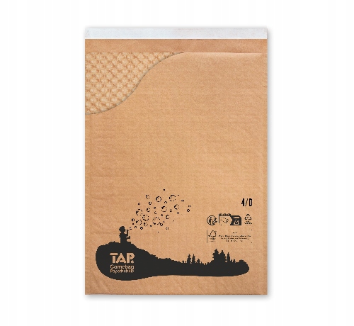 100% Papierowe Koperty Bąbelkowe D14 kurierskie Opakowanie Eko Tap 125 szt.