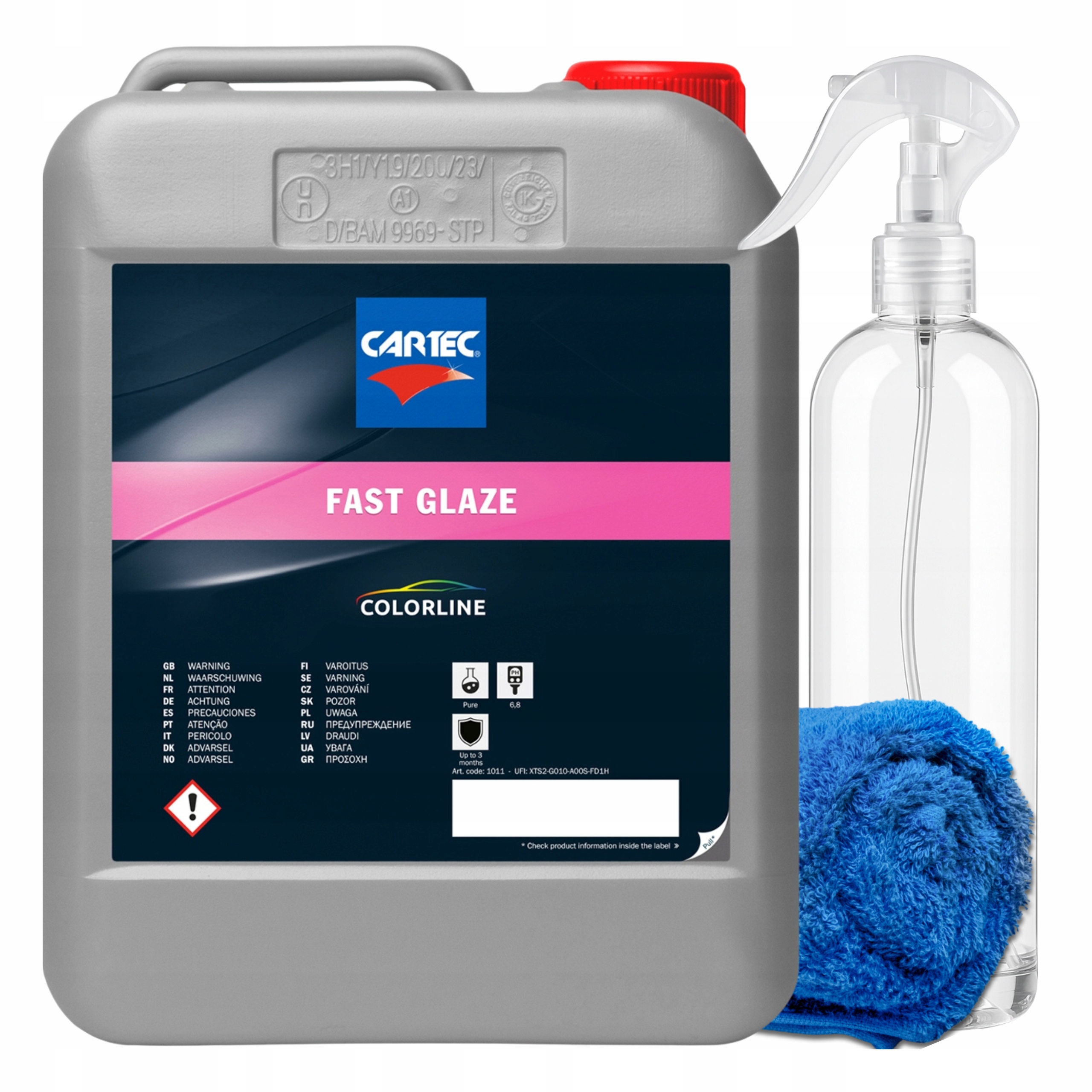 Vosk V Spreji Cartec Fast Glaze 5L – zvýrazňuje hĺbku farby a leští