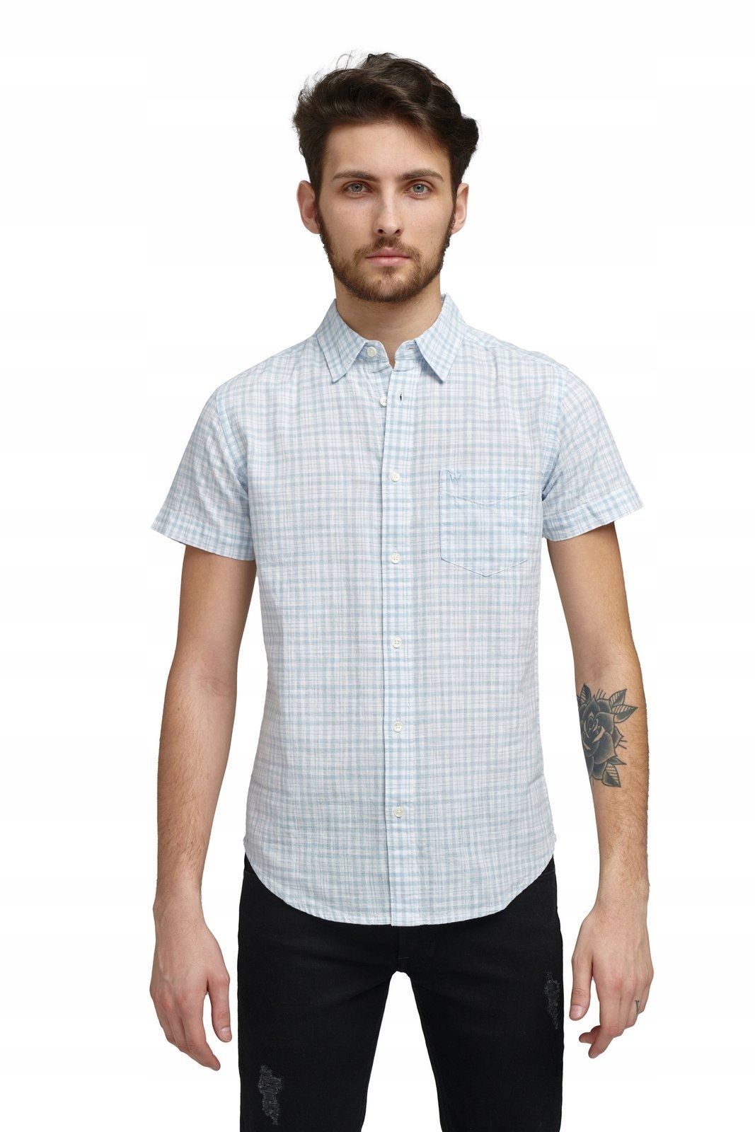 

Wrangler Ss 1PKT Shirt Cerulean W5881OPVT L