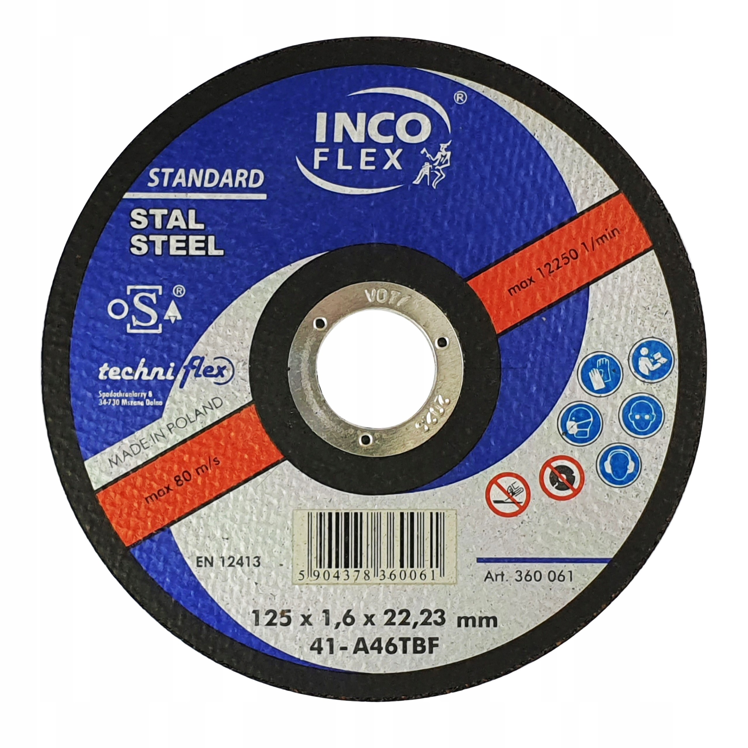 

Tarcza Do Cięcia Metalu 125x1,6 Tarcze Incoflex