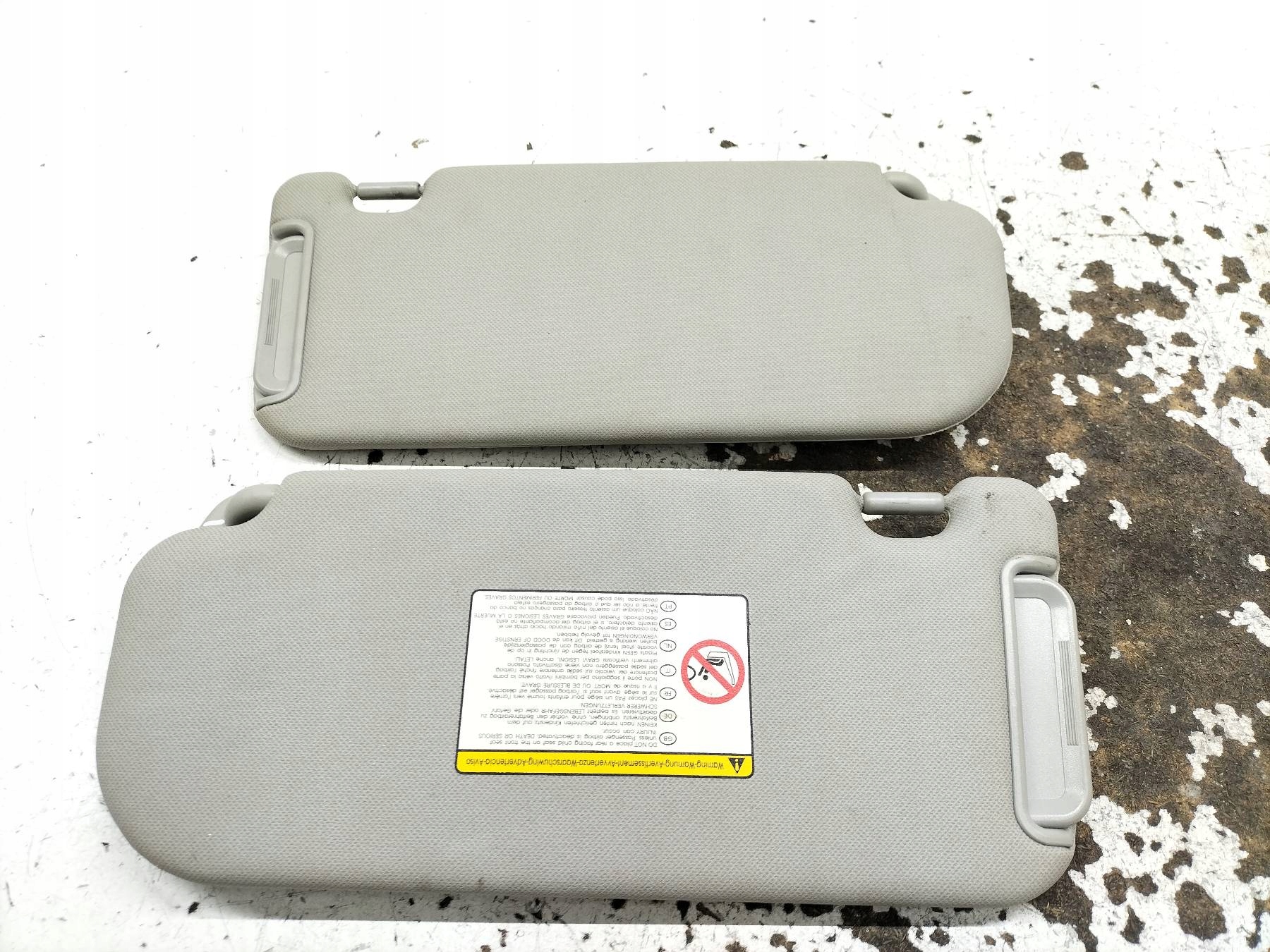 visors PRZECIWSLONECZNE left right cover KPL Hyundai ix35 and (2009- )