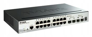 D-Link DGS-1510-20 20-Port Gigabit Stackable SmartPro Switch including 2 Sf