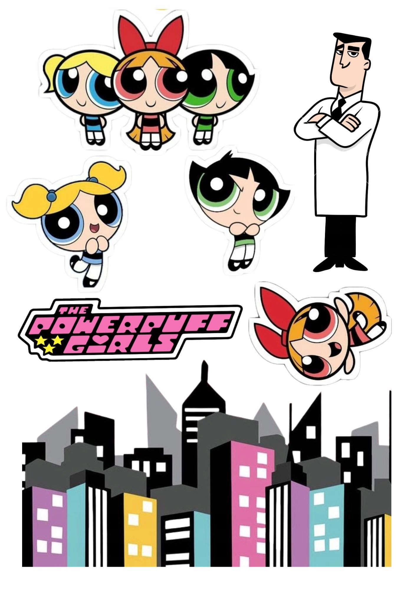 Wydruk na masie cukrowej Atomówki Bujka Bajka