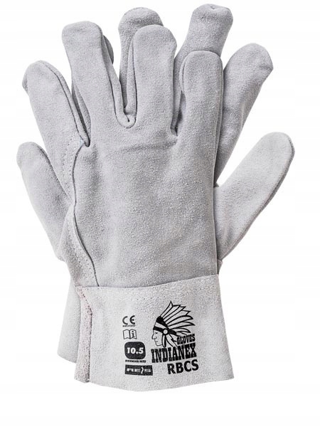 Rękawice ochronne w całości ze skóry bydlęcej R 10