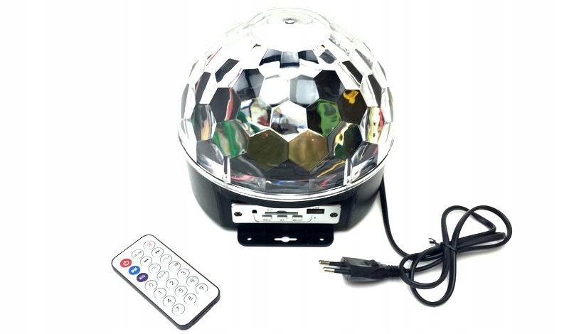 Disko Koule Led Disco MP3 Dálkové Ovládání Dj