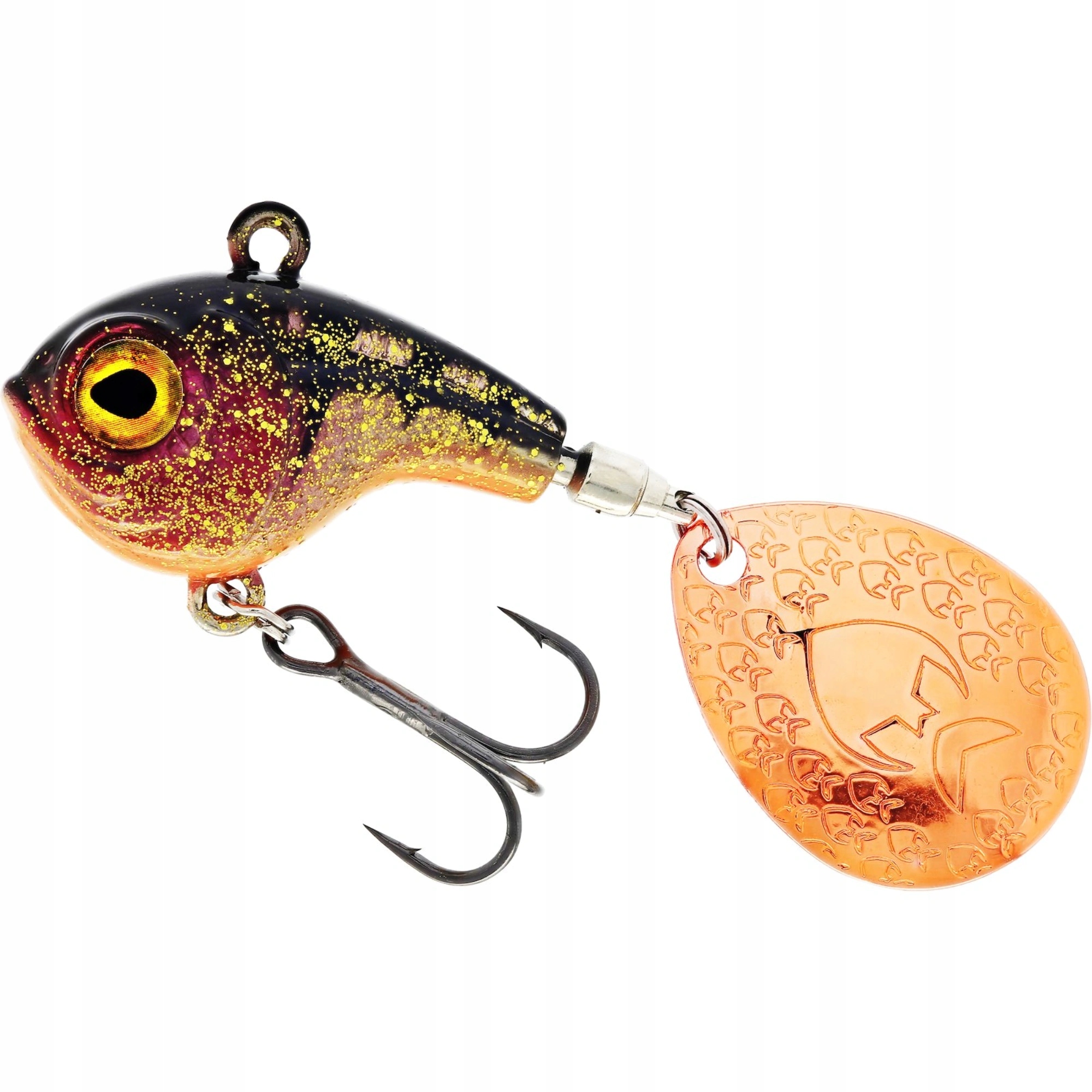 Wirujący ogonek Westin DropBite Spin Tail Jig Sinking 2.6cm 8g Copper Perch