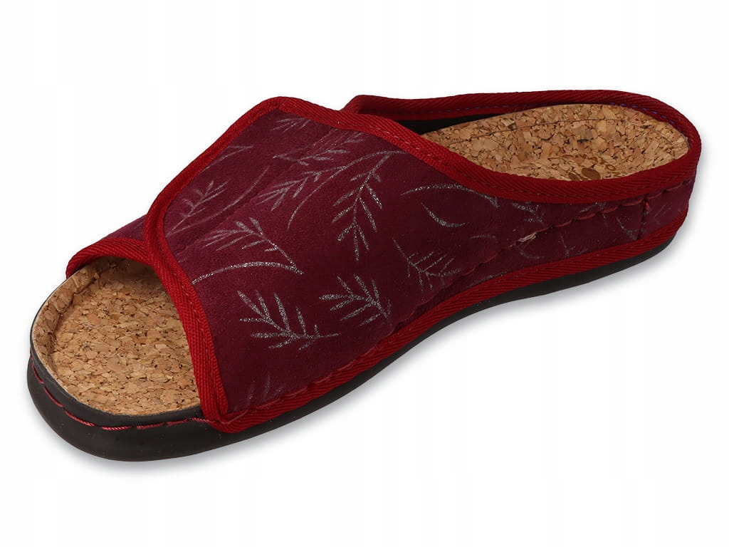 INBLU KAPCIE KLAPKI ODKRYTE PALCE DAMSKIE PROFILOWANE NA RZEPY NA KORKU 37 Marka Inblu