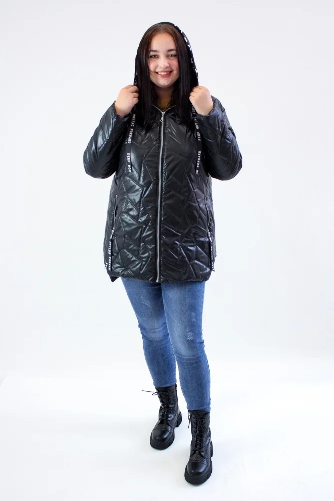 Zateplená bunda Alaska Černá 46